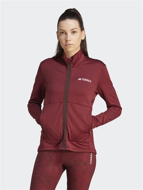 adidas fleecejacke damen rot|Mehr.